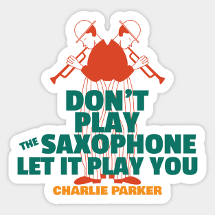 The Saxophone Sticker